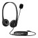 HP G2 On-Ear Wired USB-A Stereo Headset - Black