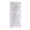 1st Player Go6-WH-4FS1 Tempered Glass Mid Tower Gaming Case - White with RGB Fans