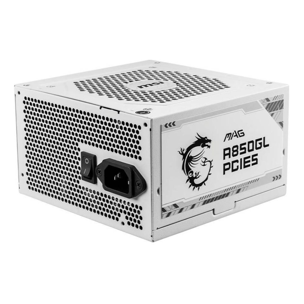 美品 MSI MAG A850GL WHITE 850W ATX3.1 GOLD MSI MAG A850GL 850W Modular 80+ Gold PCIe 5.0 PSU