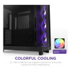 NZXT H6 Air Flow RGB Tempered Glass Mid Tower Gaming PC Case