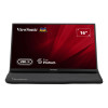 ViewSonic VA1650 15.6" IPS Full HD USB-C Portable Monitor with Built-in Speakers