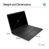 HP 14s-dq3001na Intel® Celeron N4500 4GB RAM 64GB eMMC 14" Windows 11 Home S Laptop
