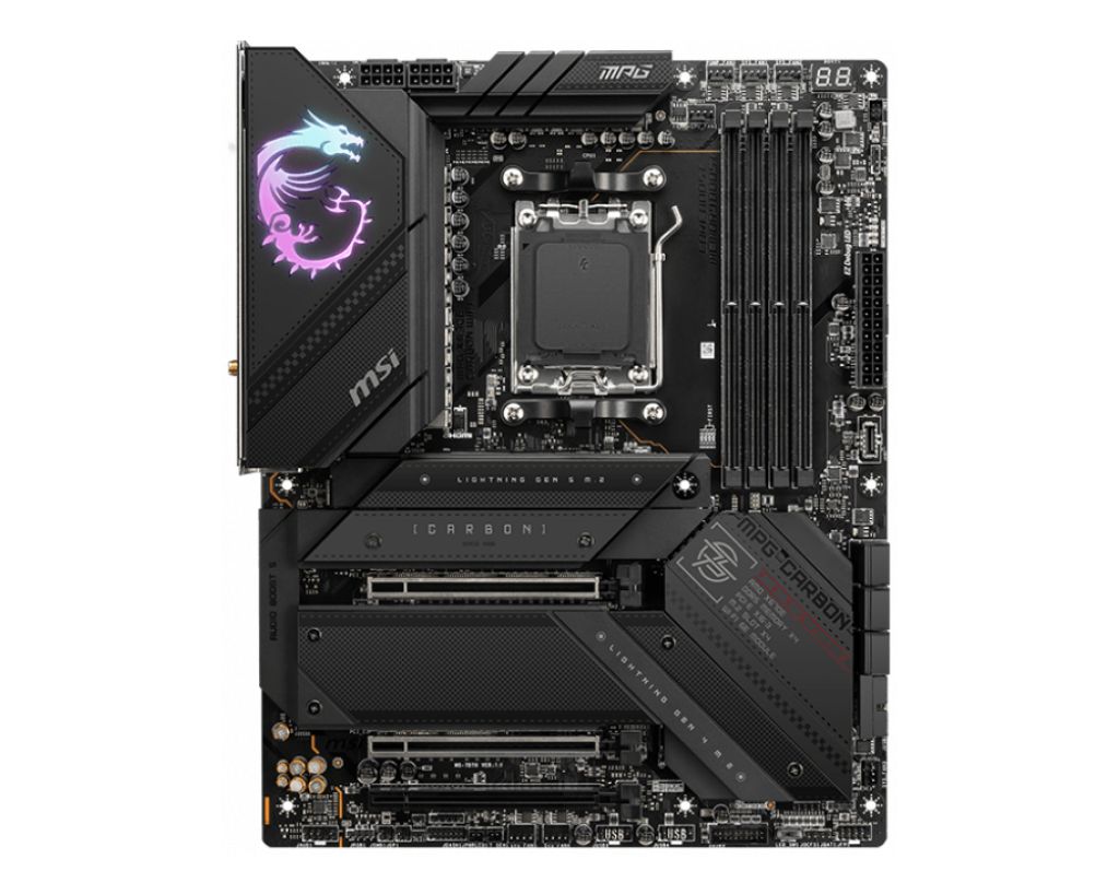 マザーボード MSI MPG X670E CARBON WIFI MSI MPG X670E CARBON WIFI AMD X670 AM5 ATX Motherboard