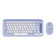 Logitech POP Icon Wireless Keyboard & Mouse Combo Set - Lilac