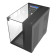 CiT Eclipse Tempered Glass Micro-ATX Gaming PC Case with 3 x Infinity ARGB Fans - Black