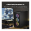Corsair 3000D Airflow RGB Mid Tower Tempered Glass ATX Gaming PC Case - Black