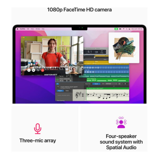Microsoft Surface Pro 9 13" tablet featuring 16GB RAM and sleek Platinum finish
