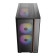 Antec Flux Rear Wood Tempered Glass Mid Tower Gaming PC Case - Black