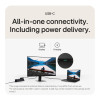 Refurbished - LG 27U421A-B 27" Curved FHD 100Hz USB-C Monitor
