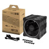 ASUS Prime MR120 ARGB 120mm Reverse PC Fan Triple Pack - Black