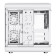 GameMax Hype ATX RGB Tempered Glass Mid Tower Gaming PC Case - White