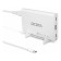 DICOTA D32056 65W 3-Port USB-C/USB-A Fast Charging Power Adapter - White