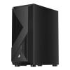 1st Player F3-A-BK Tempared Glass Mid Tower Gaming PC Case