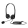 HP G2 On-Ear Wired USB-A Stereo Headset - Black