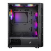 1st Player Firebase XP RGB Fans Tempered Glass Mid Tower PC Case