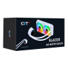 CiT Pro Glacier 240mm White ARGB Infinity 4-Pin PWM AIO Liquid Cooler