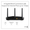 NETGEAR Nighthawk RAX30 AX/5-Stream AX2400 WiFi 6 Router Wireless Router Black
