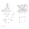 Neomounts NS-M1250BLACK 37-70" Rotatable TV Trolley - Black
