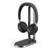 Yealink BH72 UC USB-A Wireless Headset with Charging Stand - Light Grey