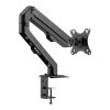 Neomounts FPMA-D650BLACK 17-27" Coil Spring Full Motion Desk Mount Single Monitor Arm - Black