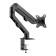Neomounts FPMA-D650BLACK 17-27" Coil Spring Full Motion Desk Mount Single Monitor Arm - Black
