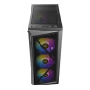 Antec AX67 ARGB Tempered Glass Mid Tower Gaming PC Case - Black