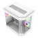 GameMax Hype ATX RGB Tempered Glass Mid Tower Gaming PC Case - White