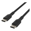 Belkin BoostCharge Braided USB-C to USB-C Cable 60W - Black