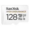 SanDisk High Endurance 128GB UHS-I Class10 microSDXC Memory Card - Red