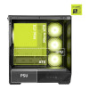 MSI MAG PANO 130R PZ ARGB Tempered Glass Mid Tower Gaming PC Case - Black