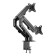 Neomounts FPMA-D650DBLACK 17-27" Coil Spring Full Motion Desk Mount Dual Monitor Arm - Black