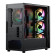Vida Lucid Micro-ATX Tower Tempered Glass Gaming PC Case - Black