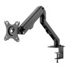 Neomounts FPMA-D650BLACK 17-27" Coil Spring Full Motion Desk Mount Single Monitor Arm - Black