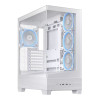 ASUS A31 PLUS TG ARGB Tempared Glass Mid Tower Gaming PC Case - White