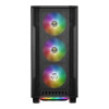 Gamdias ATHENA M6 LITE Tempered Glass Mid Tower Gaming PC Case - Black