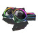 ASUS Prime MR120 ARGB 120mm Reverse PC Fan Triple Pack - Black