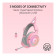 Razer Kraken Kitty V3 Pro Wireless Gaming Over-Ear Headset with Chroma RGB - Quartz Pink