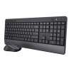 Trust Trezo Comfort Full-size Wireless Keyboard and Mouse Set - Black