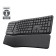 Trust Keyra Ergo Multi-device Full-size Wireless Keyboad - Black