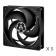 Arctic P12 Static Pressure 120mm PC Fans Pack of 5 - Black