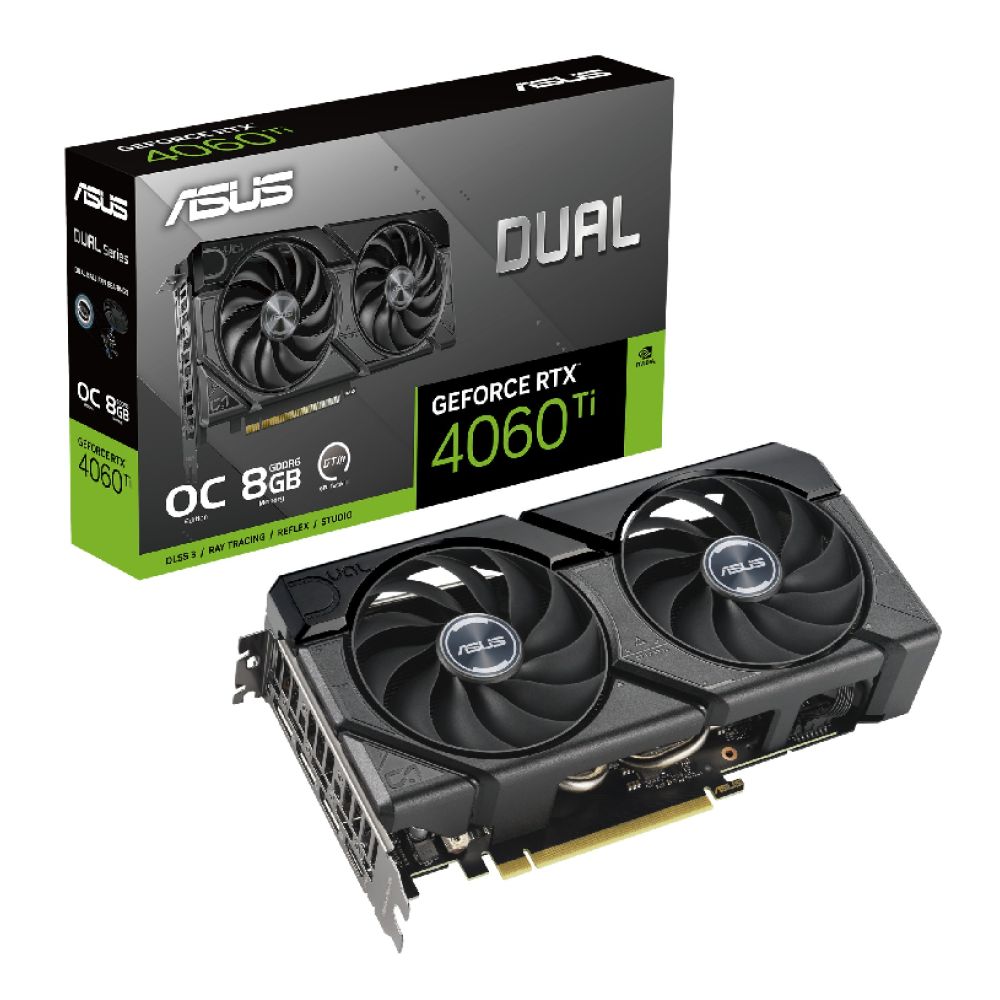 ASUS DUAL-RTX4060TI-O8G-EVO 90YV0J49-M0NA00 Graphics Card