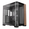 Antec C8 Curve Wood Tempered Glass Full Tower Gaming PC Case - Black