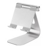 Neomounts DS15-050SL1 Universal Foldable Tablet & Smartphone Up to 11" 90° Tilt Aluminium Stand - Silver