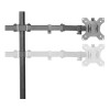 Neomounts FPMA-D550DBLACK 10-32" Full Motion Desk Mount Clamp & Grommet Dual Monitor Arm - Black
