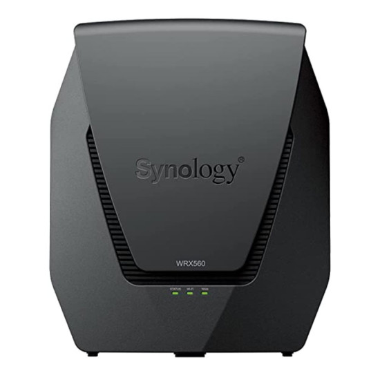 Synology WRX560 Gigabit Ethernet Dual-Band Wi-Fi 6 Router Black
