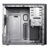 CiT Course Micro ATX Case with Brushed Aluminium Front & 1 x 8cm Rear Fan