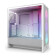 NZXT H5 Flow RGB Tempered Glass Mid Tower Gaming PC Case - White