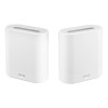 ASUS ExpertWiFi EBM68 WiFi 6 Tri-Band 2 Pack Router White