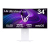 LG UltraGear 34GX90SA-W 34" Curved OLED WQHD 240Hz 0.03ms G-Sync Gaming Monitor with webOS