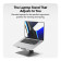 Hyper HyperSpace Ergonomic Adjustable Flex Laptop Stand - Grey